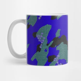 Camouflage - Green and Blue Mug